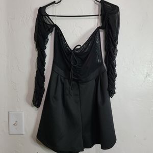 A'GACI Sweet and Flirty Ruched Romper